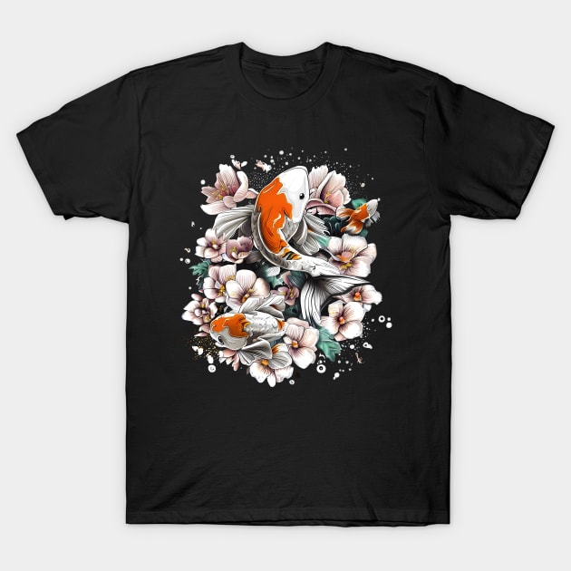 Floral Fish T-Shirt by Just-One-Designer 